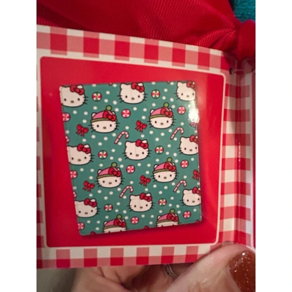 Hello Kitty blue christmas blanket